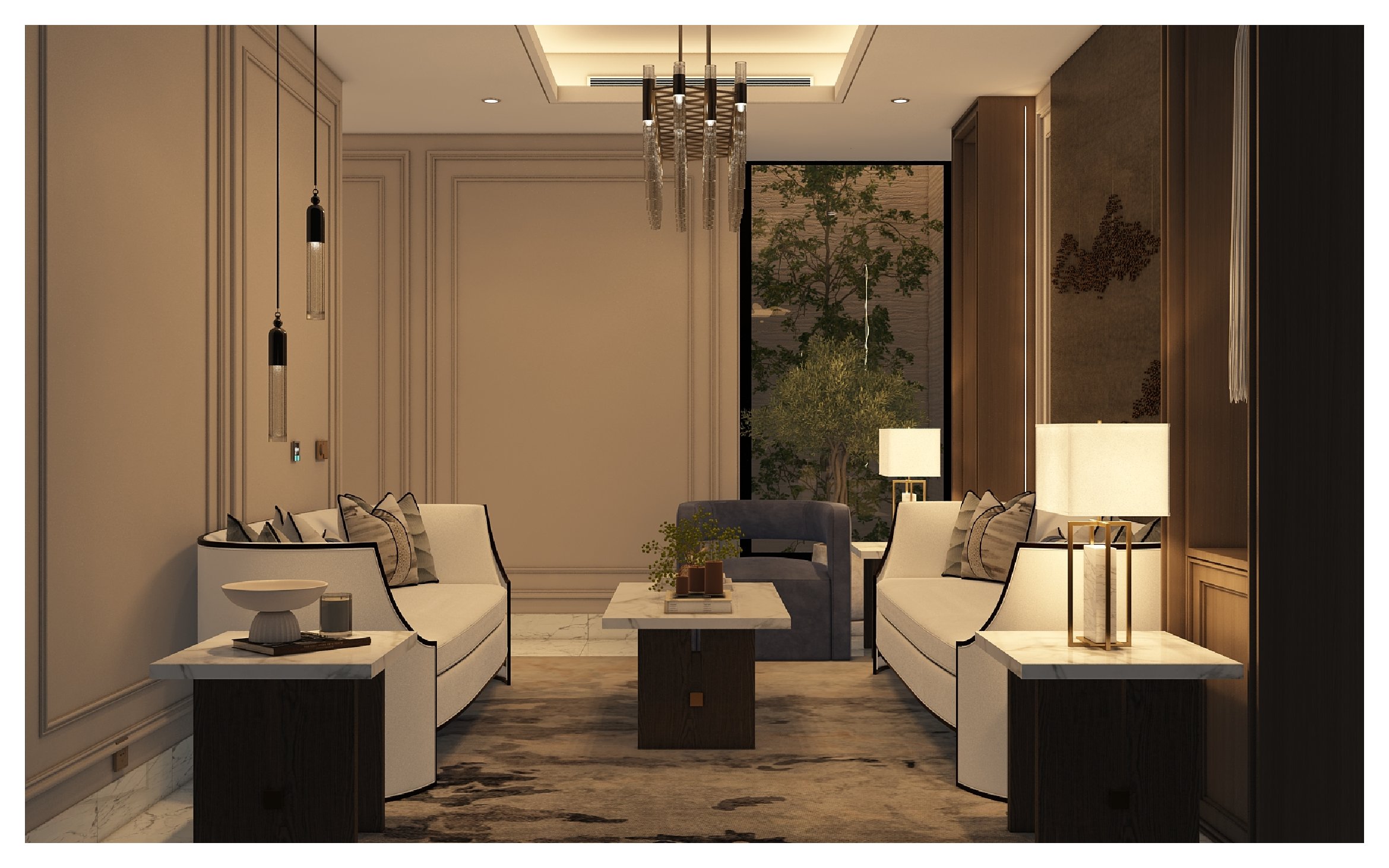 التصميم الداخلي والخارجي